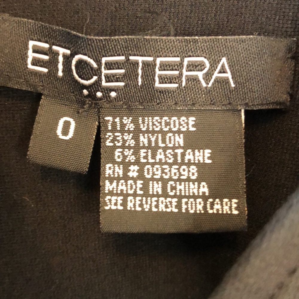 Etcetera Black Blazer Jacket - image 5